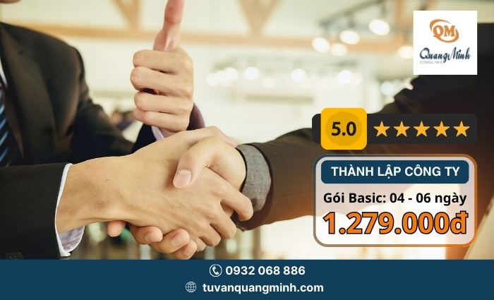 Dịch vụ thành lập công ty gói basic