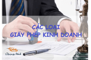 các loại giấy phép kinh doanh