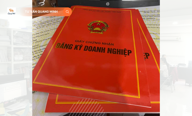 Giấy chứng nhận đăng ký doanh nghiệp Tư Vấn Quang Minh