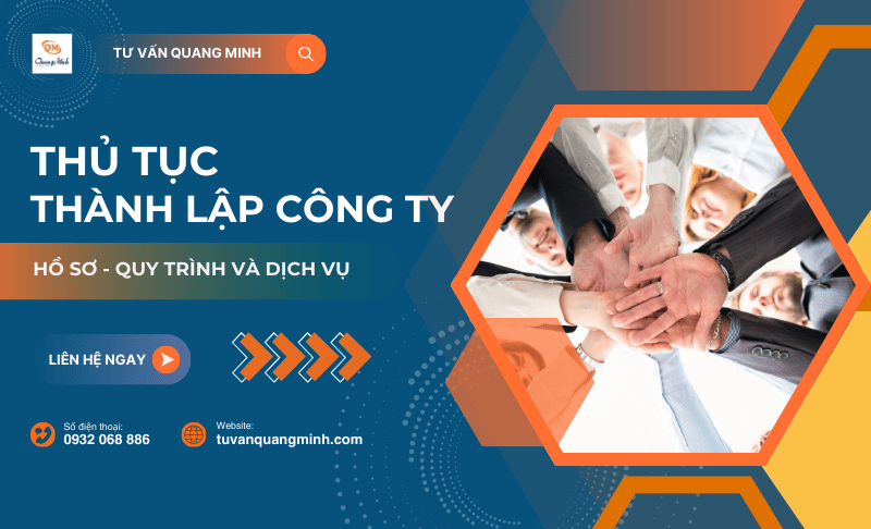 Quy trình, Dịch vụ, Thủ tục thành lập công ty Giá Rẻ