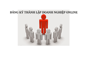 Đăng ký thành lập doanh nghiệp online