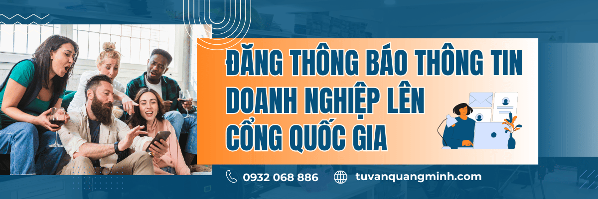 Đăng thông báo thông tin doanh nghiệp lên cổng quốc gia