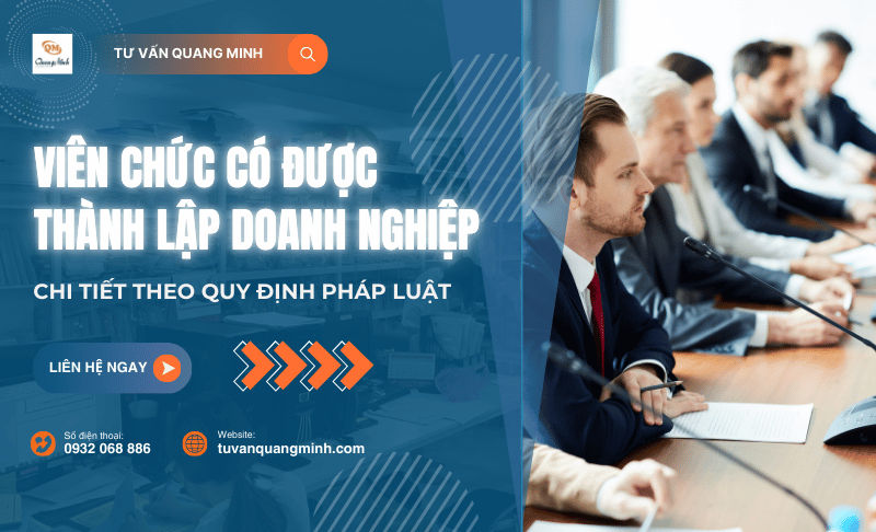 Viên chức có được thành lập doanh nghiệp không theo luật hiện hành?