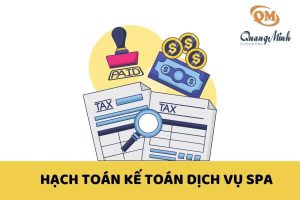 hạch toán kế toán dịch vụ spa