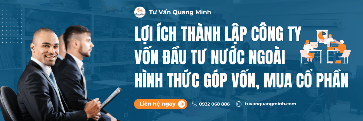 Lợi ích của việc thành lập công ty vốn đầu tư nước ngoài theo hình thức góp vốn, mua cổ phần