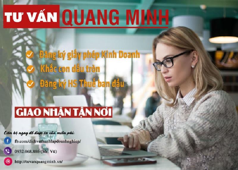 Dịch vụ hỗ trợ thành lập doanh nghiệp Quang Minh