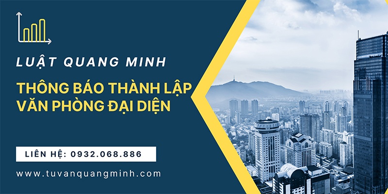 Mẫu thông báo thành lập văn phòng đại diện mới nhất