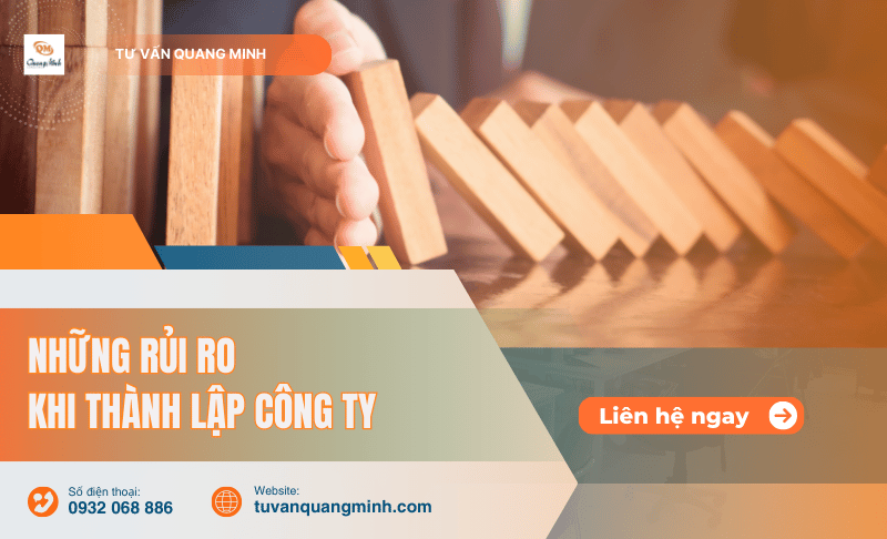 Những rủi ro khi thành lập công ty bạn nhất định phải biết
