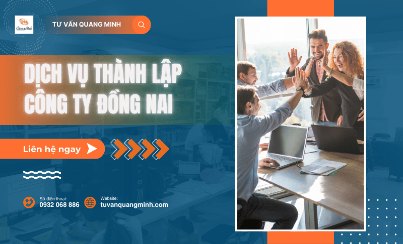 Dịch vụ thành lập doanh nghiệp tại Đồng Nai