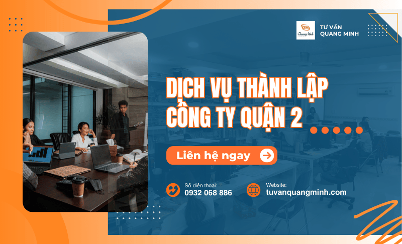 Dịch vụ thành lập công ty quận 2