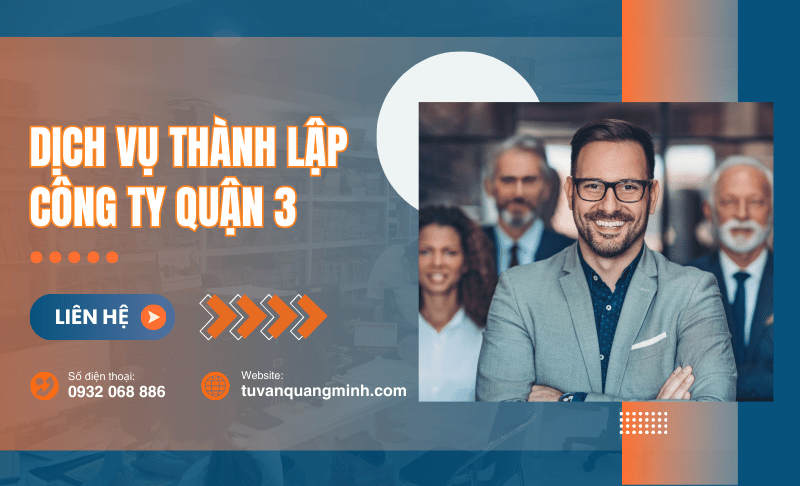 Dịch vụ thành lập công ty quận 3