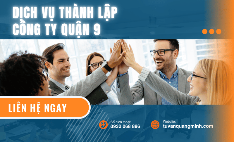 Dịch vụ thành lập công ty quận 9