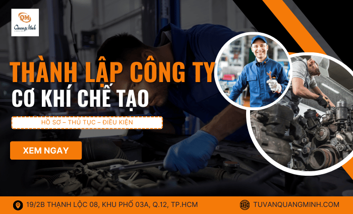 Thành lập công ty cơ khí – Tất tần tật thông tin bạn cần biết