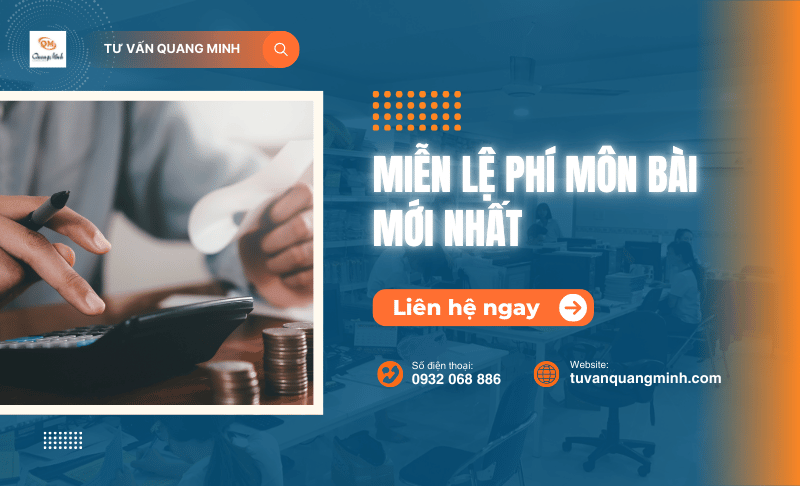 Quy định về những miễn lệ phí môn bài mới nhất