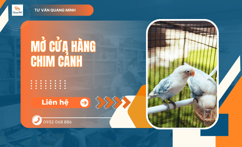Thủ tục đăng ký kinh doanh mở cửa hàng chim cảnh