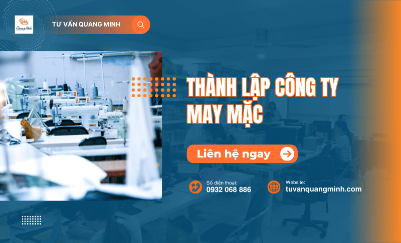 Thành lập công ty may mặc – thủ tục và điều kiện như thế nào