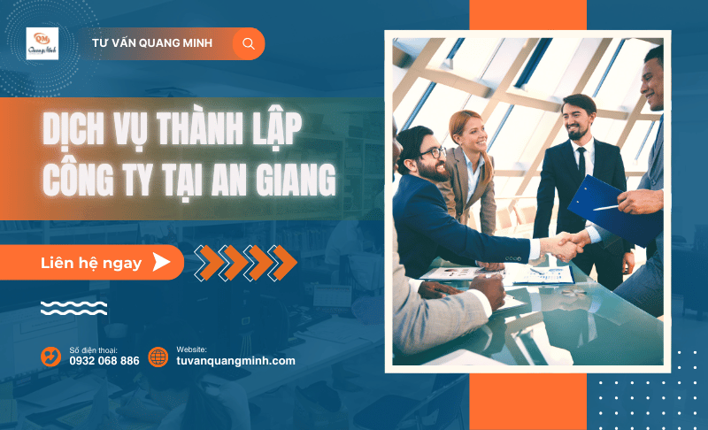 Dịch vụ thành lập công ty tại An Giang trọn gói