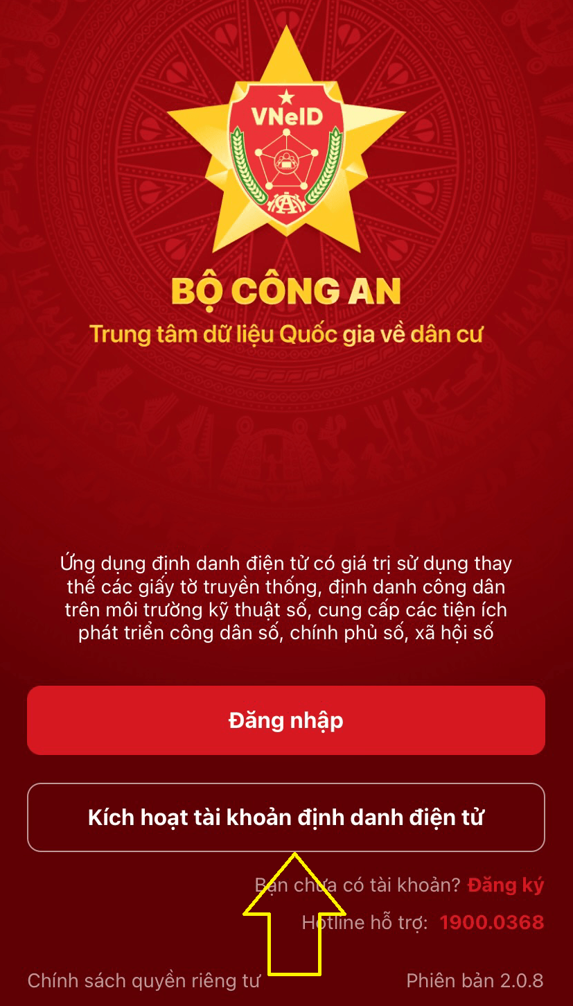 Cách kích hoạt định danh điện tử