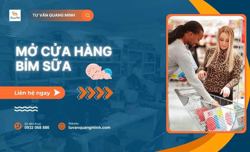 Mở cửa hàng bỉm sữa – Kinh nghiệm cho người mới