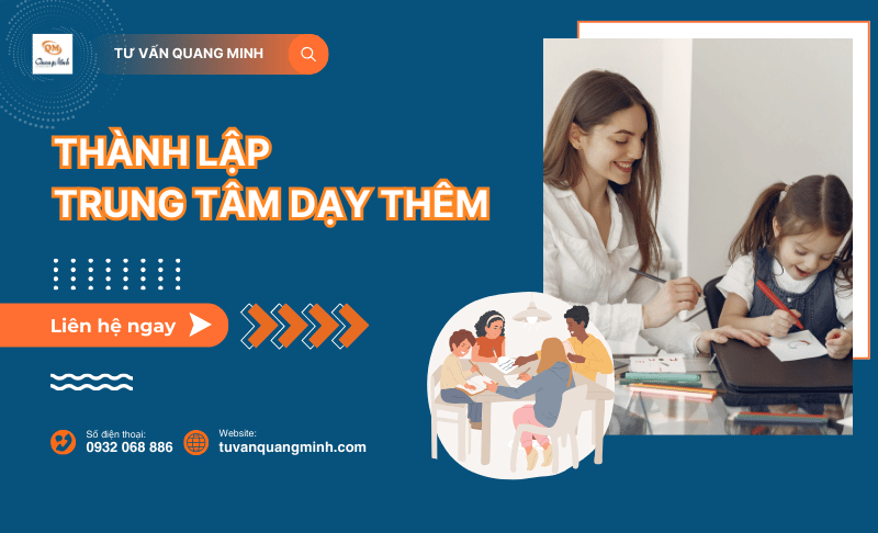 Thành lập trung tâm dạy thêm