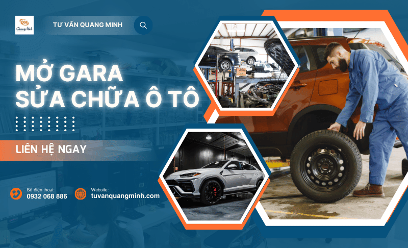 Dịch vụ mở gara sửa chữa ô tô trọn gói Nhanh Chóng